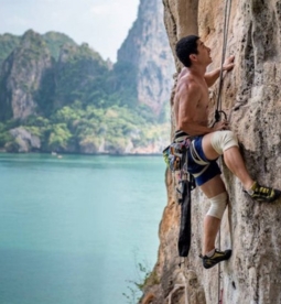 Rock climbing