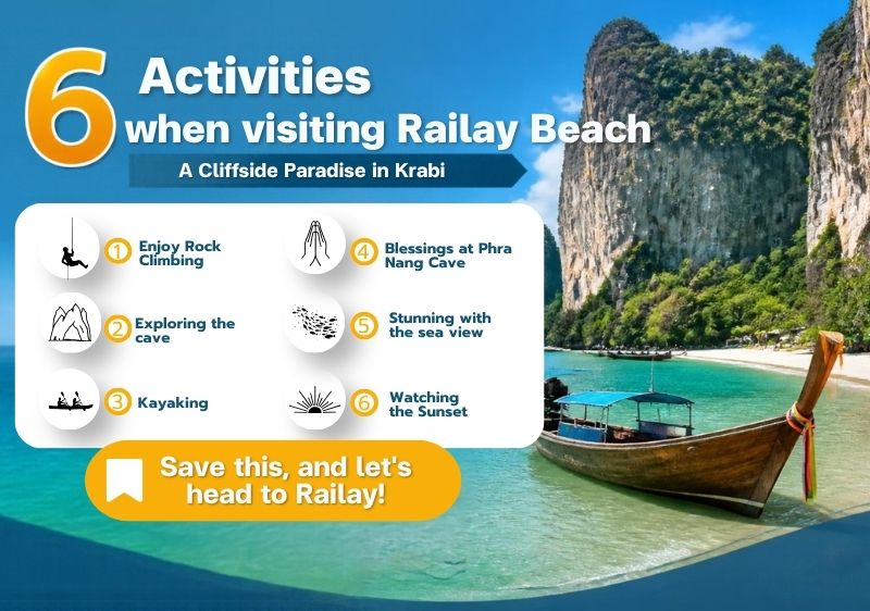 6 Activities to do when visiting Railay Beach