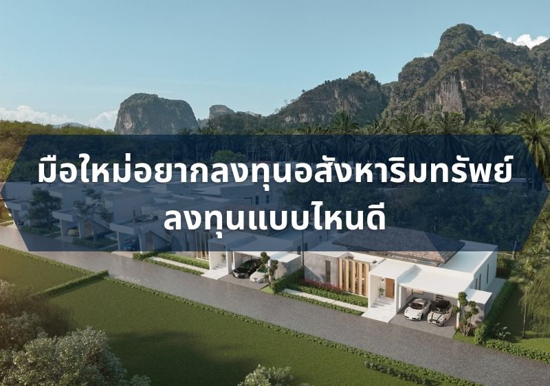 4 รูปแบบของการลงทุนอสังหาริมทรัพย์ ที่นักลงทุนมือใหม่ควรรู้จัก